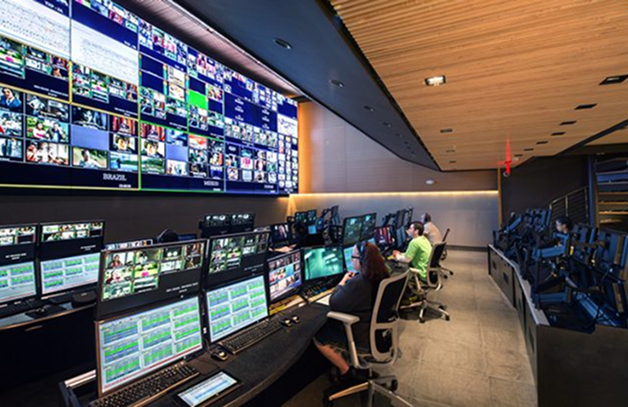 Broadcast control room