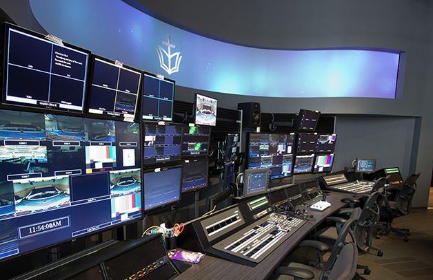 Houses of Worship control room